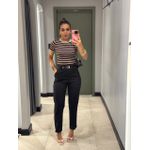 BABY LOOK LISTRADA MARROM