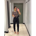 BABY LOOK LISTRADA MARROM