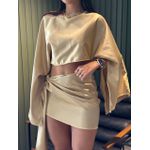 CONJUNTO LORENA CETIM DOURADO