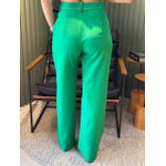 CALÇA PANTALONA ALFAIATARIA VERDE 
