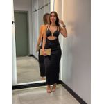 VESTIDO LADY LONGO PRETO
