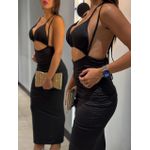 VESTIDO LADY LONGO PRETO