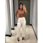 CALÇA ALICE CARGO OFF WHITE