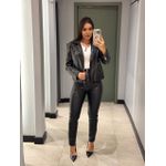CALÇA ELISA FLANELADA PRETO