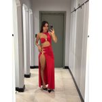 VESTIDO KATIA ABERTO VERMELHO
