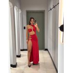 VESTIDO KATIA ABERTO VERMELHO