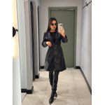 SOBRETUDO ANTONIA COURO PRETO