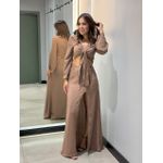 CONJUNTO IOLANDA MARROM