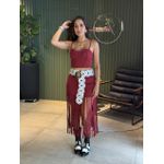 CONJUNTO SUEDE MARSALA
