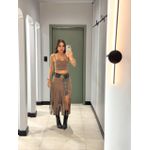 CONJUNTO SUEDE MARROM