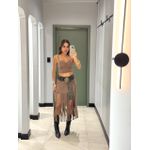CONJUNTO SUEDE MARROM