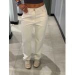 WIDE LEG JEANS RETA CRMN OFF WHITE