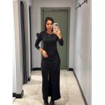 VESTIDO GRECIA DRAPEADO PRETO