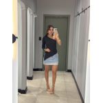 BLUSA JU ASSIMÉTRICA PRETO
