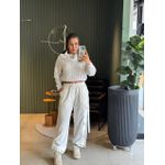 CALÇA JOGGER CÓS ELASTICO OFF WHITE