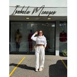 CALÇA JOGGER CÓS ELASTICO OFF WHITE