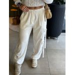CALÇA JOGGER CÓS ELASTICO OFF WHITE