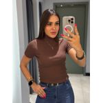 BABY LOOK GOLA MARROM