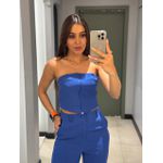 CONJUNTO JULIANA ALFAIATARIA AZUL