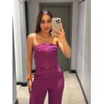 CONJUNTO JULIANA ALFAIATARIA FUCSIA