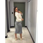 VESTIDO CANELADO BECCA MESCLA