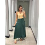 SAIA LONGA CÓS ELASTICO VERDE MILITAR
