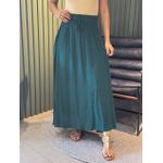 SAIA LONGA CÓS ELASTICO VERDE MILITAR