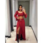 CONJUNTO ISABELA BOHO MARSALA