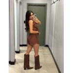 CONJUNTO REBECA SHORT MARROM