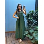 VESTIDO MILENA LONGO VERDE 