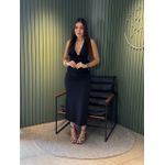 VESTIDO ELEONORA MIDI PRETO