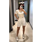 BERMUDA ALFAIATARIA OFF WHITE