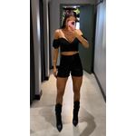 CONJUNTO PAETÊ CIGANINHA PRETO