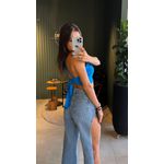 CALÇA JEANS MAXI FENDA 