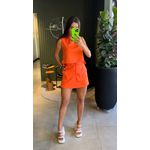 CONJUNTO ALFAIATARIA REGATA LARANJA