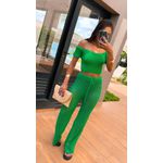 SAÍDA CALÇA CROCHÊ VERDE 