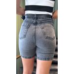 BERMUDA JEANS ESTONADA JEANS PRETO