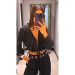 CROPPED DUNA ML PRETO