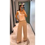 CONJUNTO ALFAIATARIA CALÇA PANTALONA NUDE