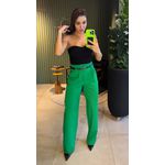 CALÇA PANTALONA ALFAIATARIA VERDE 