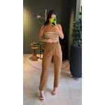 BLUSA LISTRADA TRICOT NUDE