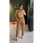 BLUSA LISTRADA TRICOT NUDE