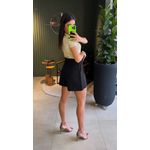 SHORT LONDRES ALFAIATARIA PRETO