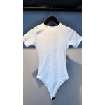 BODY CANELADO MANGUINHA OFF WHITE