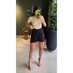 BODY CANELADO MANGUINHA AREIA