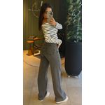 BLUSA BRENDA LISTRADO BRANCO E PRETO