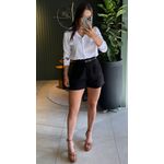 SHORT ALFAIATARIA PRETO