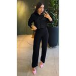CALÇA TRICOT PANTALONA PRETO