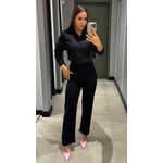 CALÇA TRICOT PANTALONA PRETO