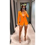 BLAZER FRAN LARANJA